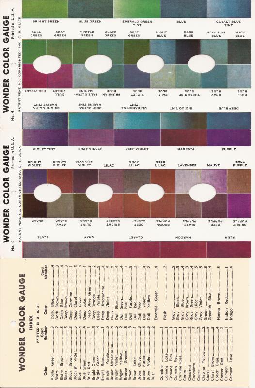 The old Wonder Color Gauge | The Stamp Forum (TSF)
