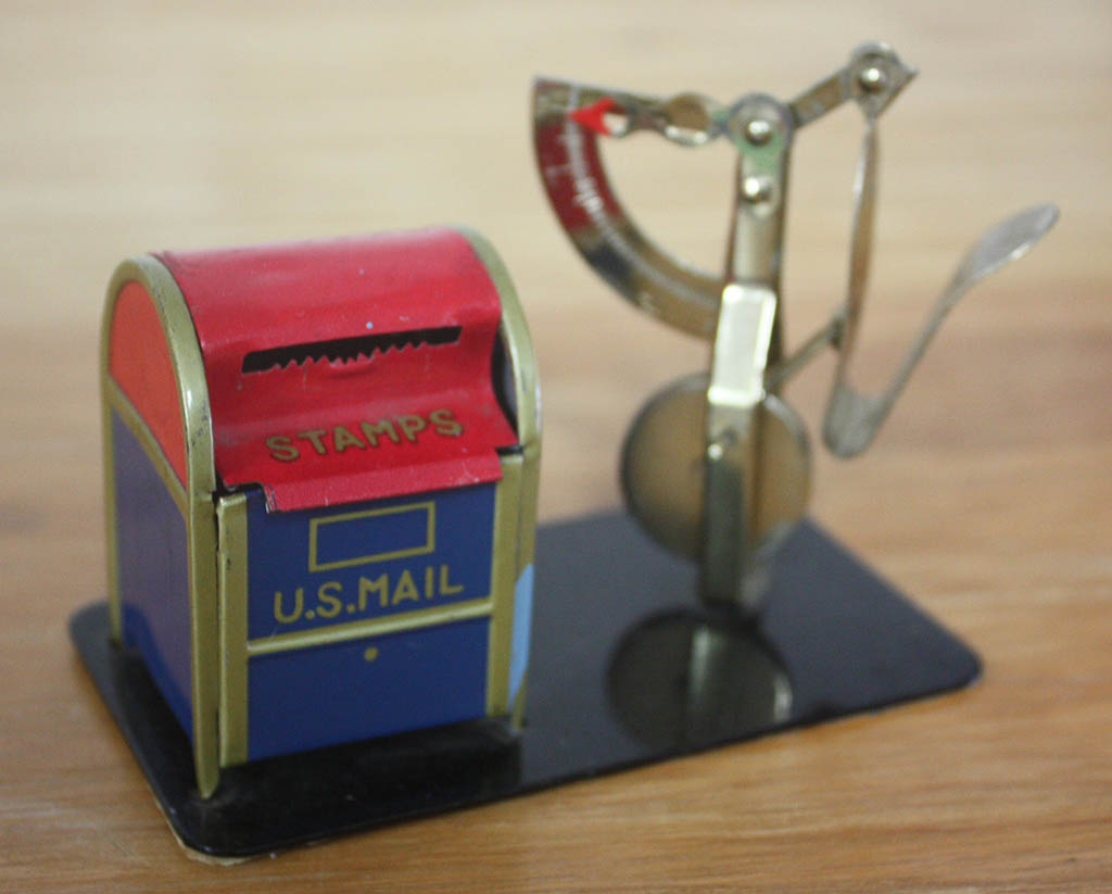 US mailbox stamp dispenser