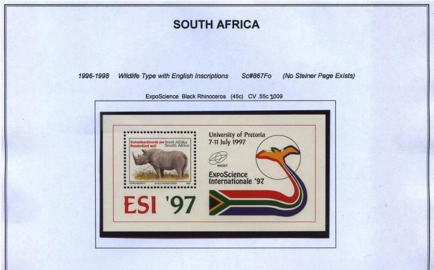 South Africa SC# 45c Vert PR F/U | Africa - South Africa, General Issue  Stamp